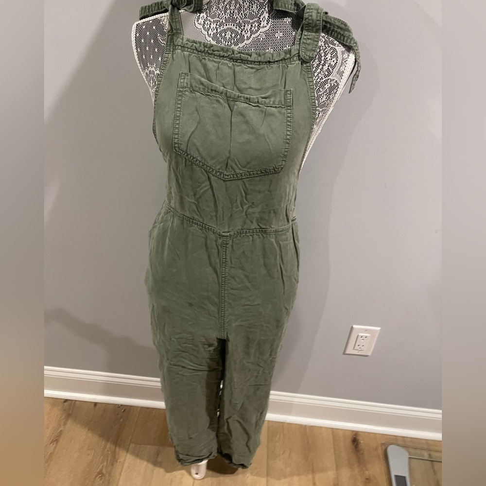 Green overalls